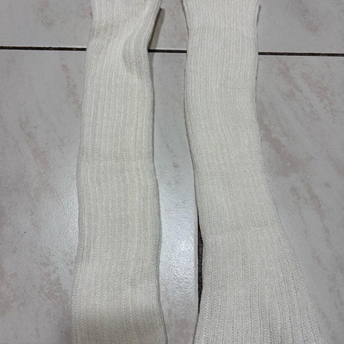 Dancer gaiters like new, white, unworn