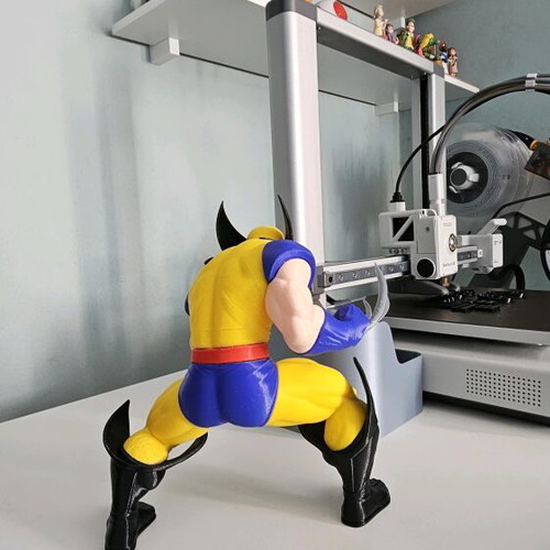 3D printed Wolverine figure, 21 cm, PLA plastic
