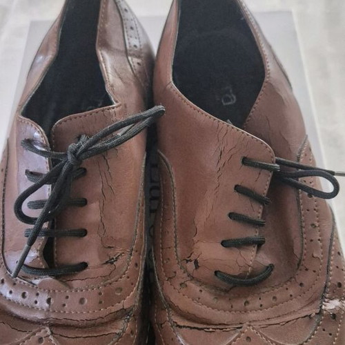 Pair of shoes used, size 36.5, black and brown, 2 pairs