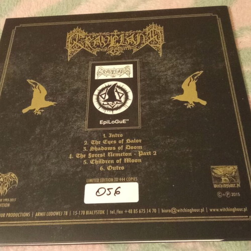 Graveland Epilogue LP and cassette new set with extras