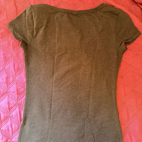 3 M cotton long-sleeve t-shirts, grey and blue