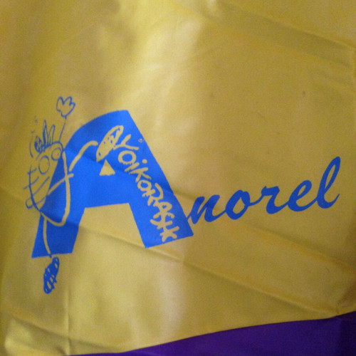 Anorel Kids Vintage 2000s waterproof poncho with hood, used