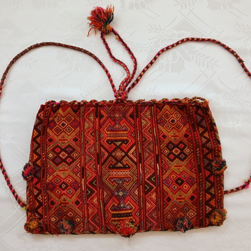 Cretan Vourgia folk art textile like new, late 19th century