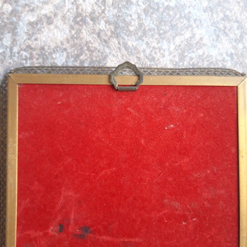 Vintage frame used with velvet and silk portraits of women