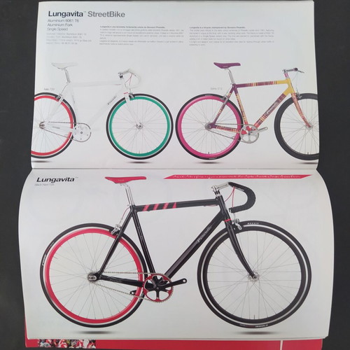 Pinarello 2013 bicycle catalog used, Italian and English