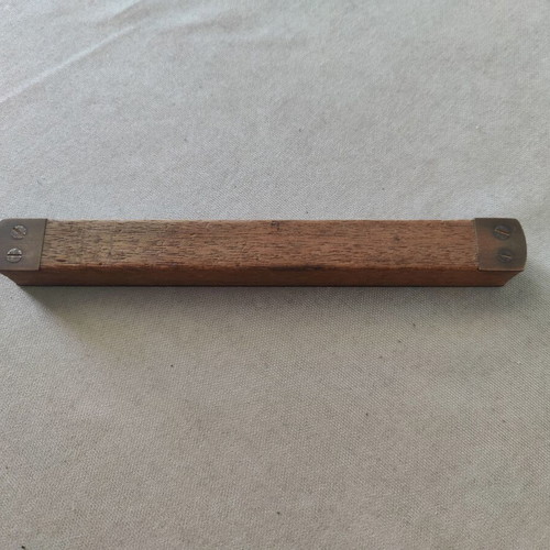Vintage Wood & Brass Spirit Level like new, English made