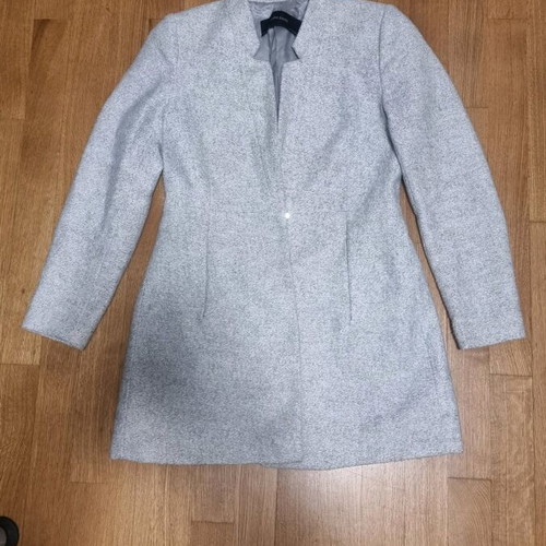 Zara Basic women's coat gray size M like new