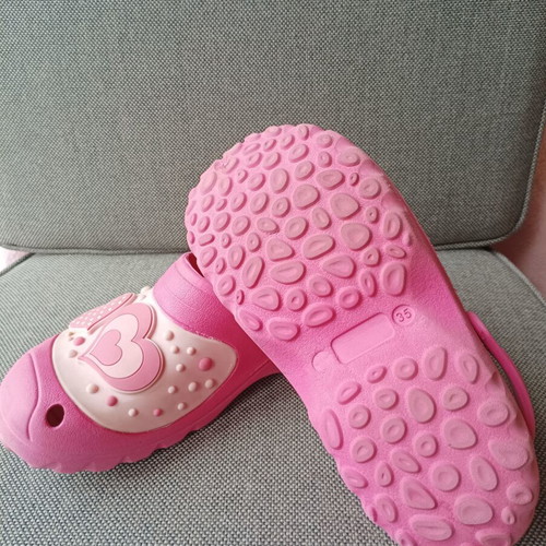 Flip-flops size 35 pink used girls summer shoes