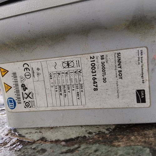Sunny Boy single-phase power inverter used for photovoltaics