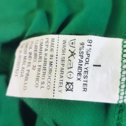 Maxi green dress like new with slit and open back