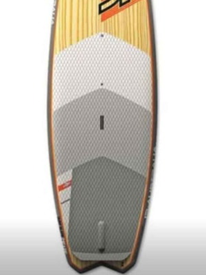 JP Surf Slate 7.2x 29" SUP board used with paddle