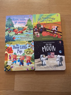Usborne Little Board Books collection of 4 titles brand new