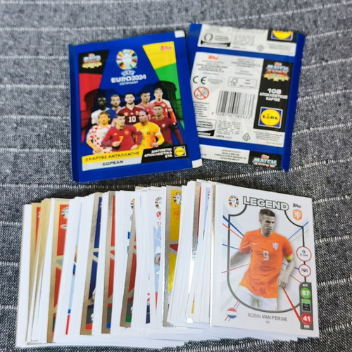 Topps Euro 2024 Match Attax All Stars Lidl full set of 108 cards