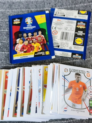 Topps Euro 2024 Match Attax All Stars Lidl full set of 108 cards