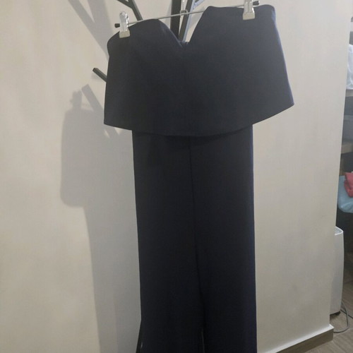 One-piece blue jumpsuit like new, size M