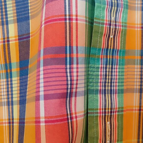 Polo Ralph Lauren men's plaid shirt L custom fit like new, 100% cotton