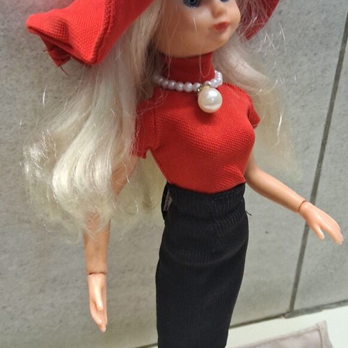 Bibibo Boulouka A period doll with Sindy Pedigree body and black ballerinas