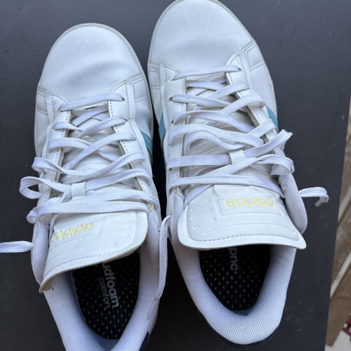 Adidas Grand Court Alpha sneakers used, size 43.5, white