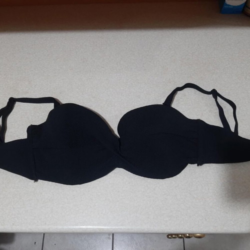 H&M Black Bikini Top 85D New Unworn