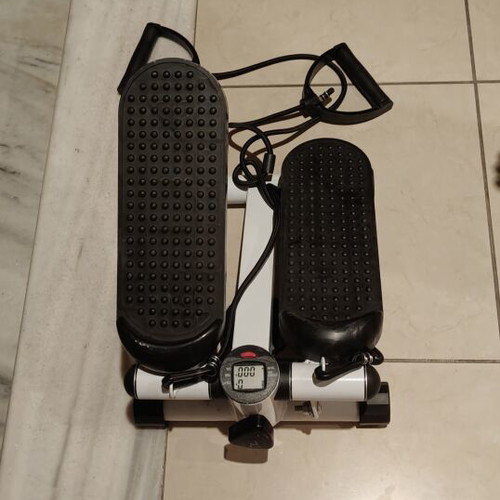 Mini Stepper with Resistance Bands and LCD Screen like new