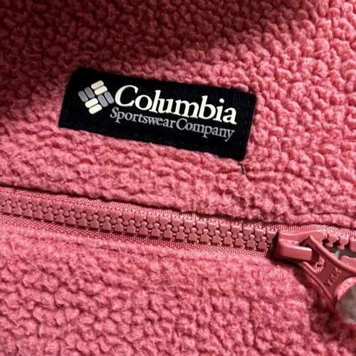 Columbia fleece women's Helvetia II Cropped Half Snap like new, pink