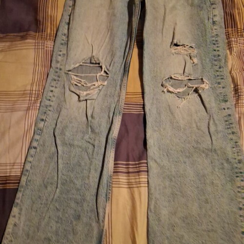 Bershka pants size 40, blue