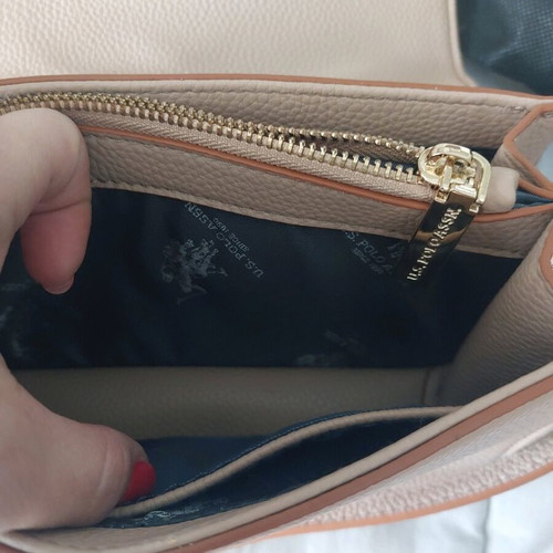 U.S. Polo Assn. crossbody bag beige like new
