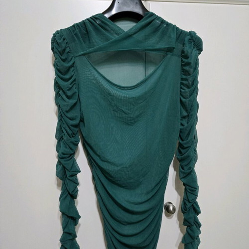 Tulle blouse like new, green, size Small/Medium