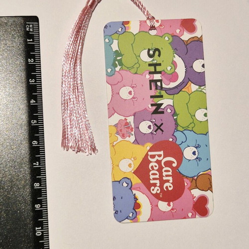 Care Bears Cardboard Bookmark with Tassel new