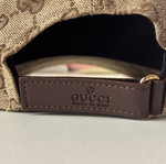 Gucci hat, beige and brown