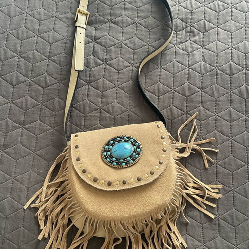 Rinascimento boho crossbody bag new, beige