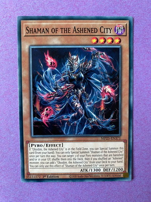 Shaman of the Ashened City Yu-Gi-Oh! Card 1st Edition Near Mint