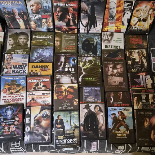 DVD movies set like new, 98 action, adventure, romance, social