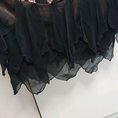 Mischalis Atelier formal dress size L like new, black pink