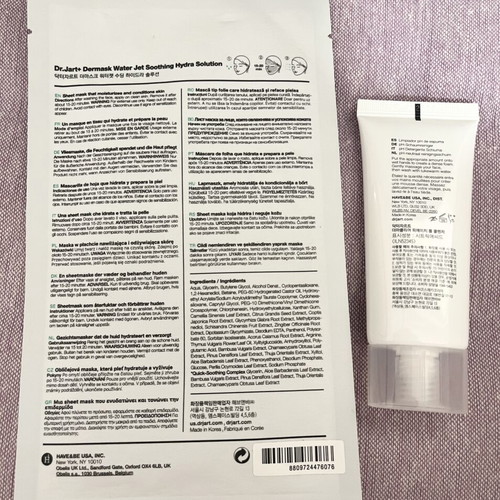 Sephora Dr Jart+ face sheet mask and cleanser new
