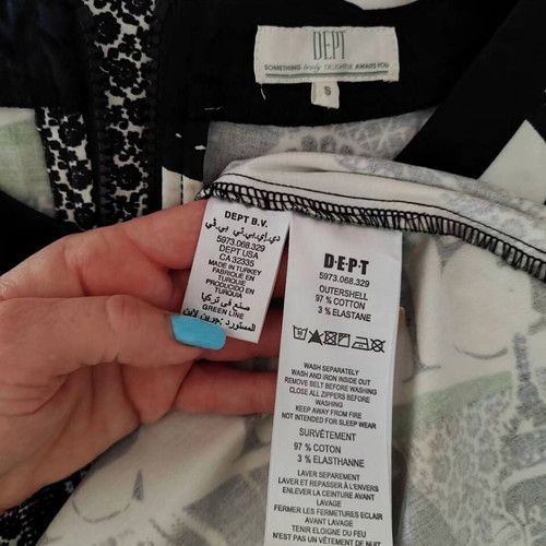 Vintage Dept Printed Dress Size S Fits S/M Like New