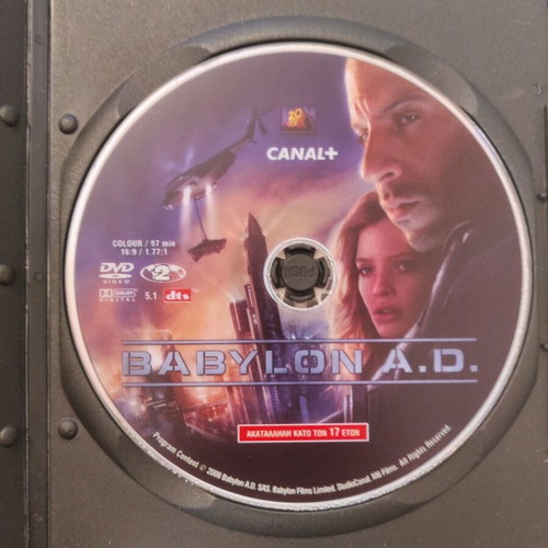 Babylon A. D. DVD like new with Greek subtitles