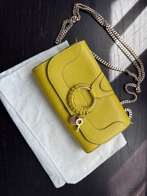See by Chloe leather crossbody bag yellow like new