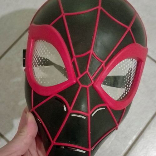 Spiderman Miles mask, lightweight plastic