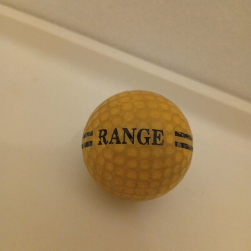 Range King golf ball used for practice