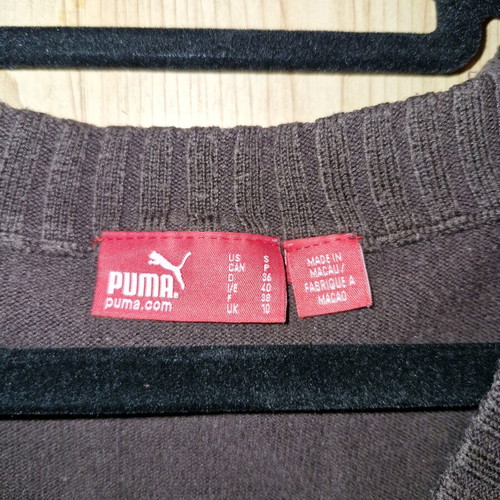 Puma long-sleeve shirt used, size S, brown