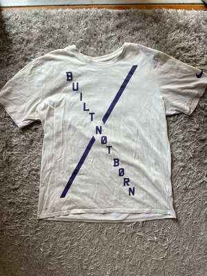 Nike T-shirt μεταχειρισμένο, μέγεθος M, άσπρο και μπλε