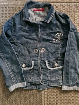 Mini Raxevsky jean girls blazer like new, age 7, blue