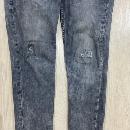 Bershka gray skinny jeans size 38 used