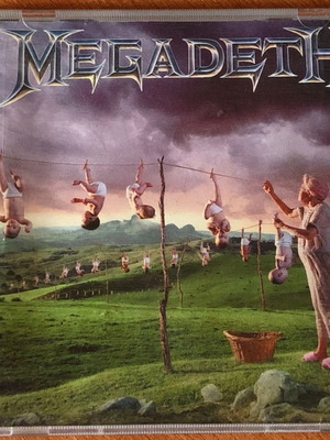 Megadeth Youthanasia CD μεταχειρισμένο, Metal, 1994 Capitol Records