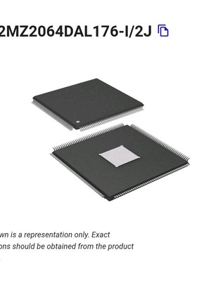 PIC32MZ2064DAL176-I/2J new, pack of 2 pieces