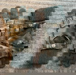  Cerruti 1881, Γάντια μάλλινα με δερμάτινη επένδυση, Unisex (Medium)