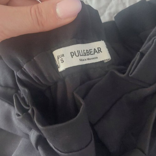 Pull & Bear black high-waisted pants like new, size Small 36