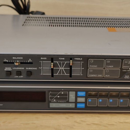 Sony Vintage Hi-Fi Set TA-V5 Amplifier & ST-V5 Tuner