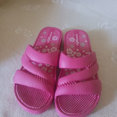 Summer slippers like new, size 37, pink